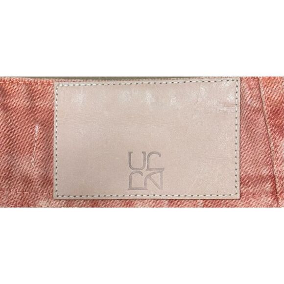 Ulla Johnson Margot Aura Wash Peach Denim Wide Leg High Rise Jeans NWT Size 26 - Picture 7 of 10